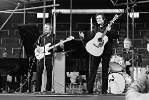 Religious Prints: Johnny Cash at the Spree 73, a major Christian festival at Wembley Arena, London