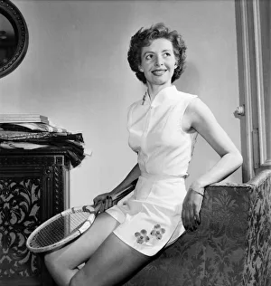00014 Prints: Joma Camell seen here at the start of the Wimbledon Tennis Championships