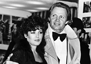 Jon Voight actor with girlfriend Stacey Pickren - March 1983 Dbase MSI