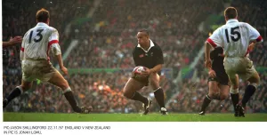 Jonah Lomu New Zealand All Black November 1997 During the first test match against