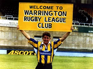 Jonathan Davies rugby league player for Warrington recently signed from Widnes