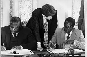 Images Dated 21st December 1979: Joshua Nkomo from the ZAPU (Zimbabwe African Peoples Union