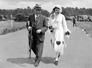 Journalist and future Arsenal football manager George Allison seen here with Jane Winton
