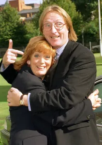 00269 Prints: Journalist John Millar with Cornation Street actress Sherrie Hewson