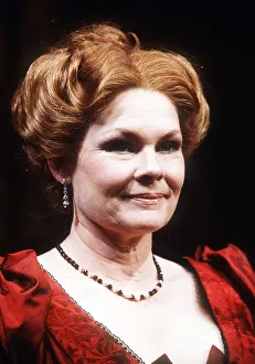 Retro Prints: Judi Dench actress in the play Waste at the Lyric Theatre in London in May 1985