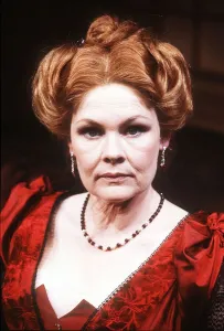Judi Dench actress in the play Waste at the Lyric Theatre in London in May 1985