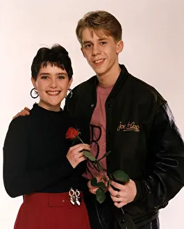 Judy brook Actress in Coronation Street with fellow actor Nick Cockrane