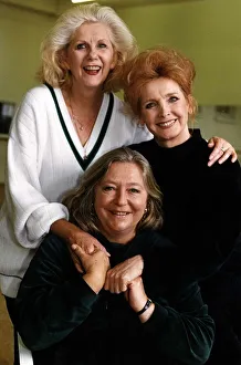 Judy Cornwell actress with Anne Charleston from tv programme Neighbours