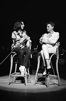01140 Prints: Judy Garland and her daughter Liza Minnelli are returning to the London Palladium for a