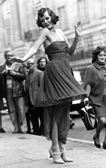 Judy Oswald models a 1913 Poiret evening outfit - October 1973 Paul Poiret was