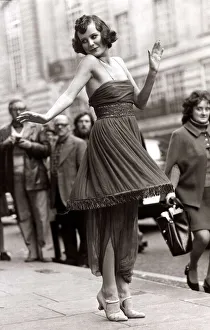 Judy Oswald models a 1913 Poiret evening outfit - October 1973 Paul Poiret was