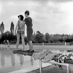 Judy Roberts who has an unusual job she is a swimming costume tester