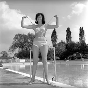 Judy Roberts who has an unusual job she is a swimming costume tester