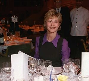 Images Dated 12th March 1996: Julia Carling TV Presenter at the Grosvenor House Hotel