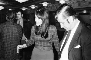 01405 Prints: Julia and Eric Morley, British TV host and the founder of the Miss World pageant