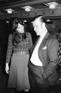 01405 Prints: Julia and Eric Morley, British TV host and the founder of the Miss World pageant