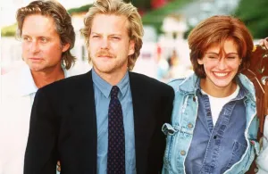 Julia Roberts / Film Actress with Keifer Sutherland and Michael Douglas