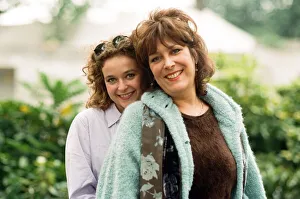 Julia Sawalha and Lynda Bellingham attend a photocall for Faith in the Future