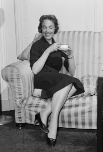 Julie Andrews, the young 24 year old actress playing the part of Eliza Doolittle in My