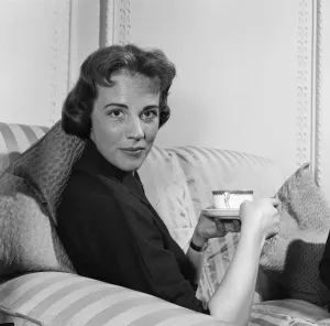 Julie Andrews, the young 24 year old actress playing the part of Eliza Doolittle in My