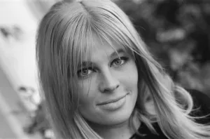 Julie Christie, actor, pictured on the set of Young Cassidy a 1965 film directed by Jack