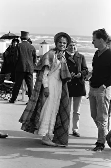 Julie Christie on the set of Far from the Madding Crowd'in Weymouth, Dorset