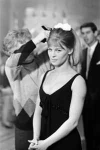Hairdressers Prints: Julie Christie shooting nightclub scenes for her film Darling