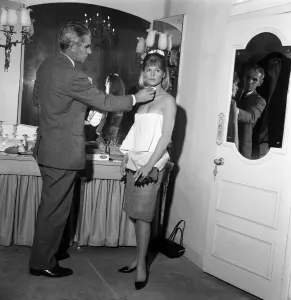 01164 Prints: Julie Christie shooting nightclub scenes for her film Darling