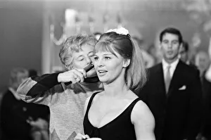 01164 Prints: Julie Christie shooting nightclub scenes for her film Darling