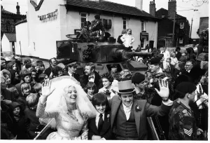 Julie Goodyear Actress marries Tony Rudman - April 1973 her now ex husband