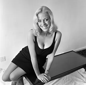 Julie Goodyear, who plays barmaid Bet Lynch in Coronation Street. 20th December 1970