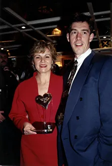 Julie Walters Actress Comedienne with Grant Roffey at the Variety Club Award