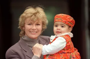 Julie Walters actress Jacob Scipio actor Bambino Mio in a special Screen One film
