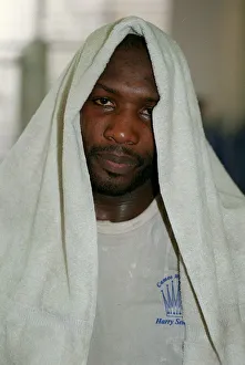 00129 Prints: Julius Francis Boxing January 99 British Heavyweight Champion