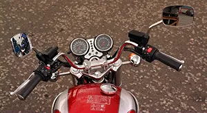 June 1997 Triumph Thunderbird motor cycle instruments handlebars mirrors