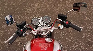 June 1997 Triumph Thunderbird motor cycle instruments handlebars mirrors