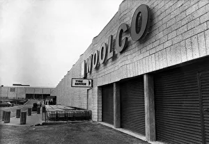 Tyne And Wear Prints: Just a small portion of the massive new Woolco store at Washington New Town - the tyre