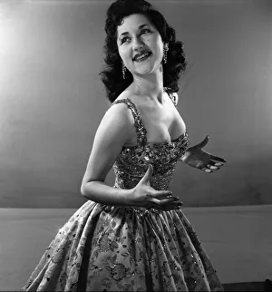 Just waiting for a break is 18-year- old singer Janice Peters who