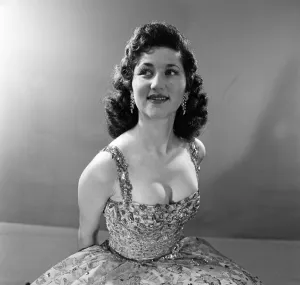 Just waiting for a break is 18-year- old singer Janice Peters who