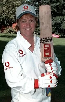 Images Dated 15th August 1997: Karen Smithies England Ladies Cricket Captain August 1997 Woman Player