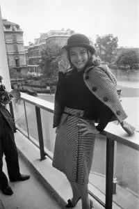 Standing Prints: Karin Dor, German actress, in the UK to film scenes for new James Bond film