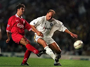 Karl Heinz Riedle scores Liverpools 2nd goal August 1997 against Leeds United