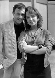 Karl Howman who plays Jacko in the situation comedy series Brush Strokes with Lysette