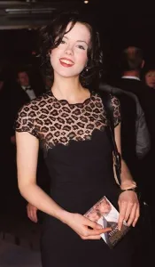 Kate Beckinsale at the premiere of the film Titanic November 1997