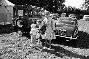 Katharine, Duchess of Kent at Iver Fair with her son George Windsor. 20th September 1966