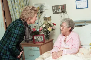 Katharine, Duchess of Kent, officially opens Rowley Regis Hospital, West Midlands