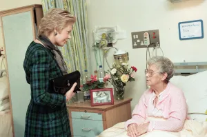Katharine, Duchess of Kent, officially opens Rowley Regis Hospital, West Midlands