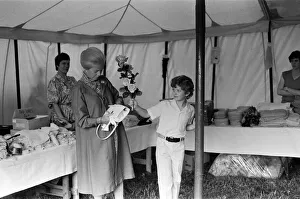 Katharine, Duchess of Kent and her son Lord Nicholas Windsor attend the annual