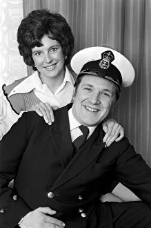 Kathy Houlding with her husband John who is a Chief Petty Officer in the Royal Navy