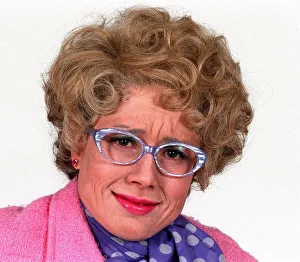 Katie Puckrik tv presenter as she might look in old age after make up artists aged her